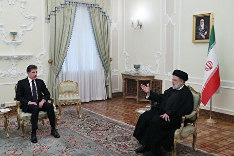 «نچیروان بارزانی» با رئیس جمهور دیدار کرد