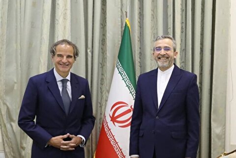دیدار و گفتگوی گروسی و سرپرست تیم مذاکرات هسته‌ای ایران
