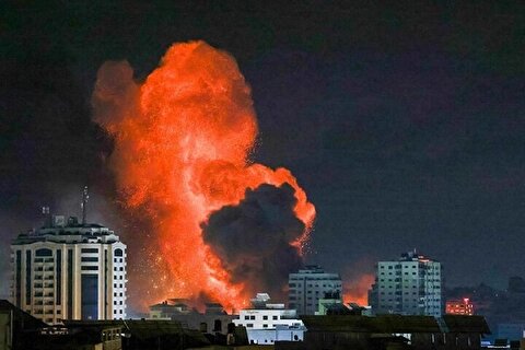 بمباران بی‌امان مناطق مختلف غزه طی بامداد امروز