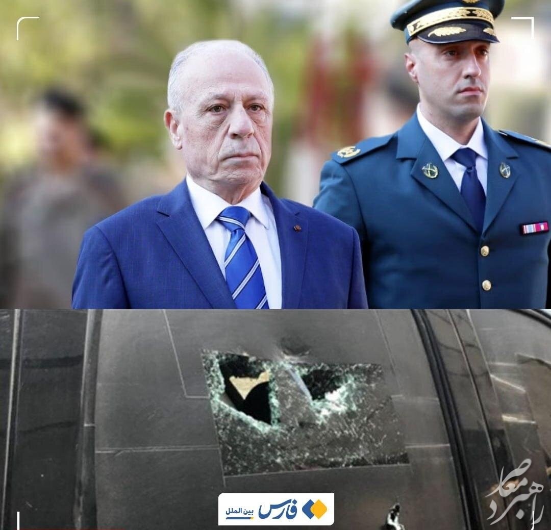 اولین تصویر از ترور وزیر دفاع لبنان