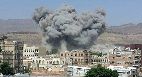 جنگنده‌های آمریکا و انگلیس شمال یمن را بمباران کردند