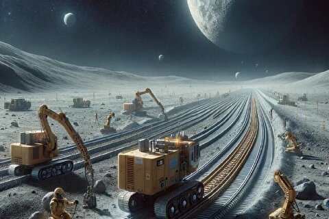 ناسا روی ماه قطار می‌سازد