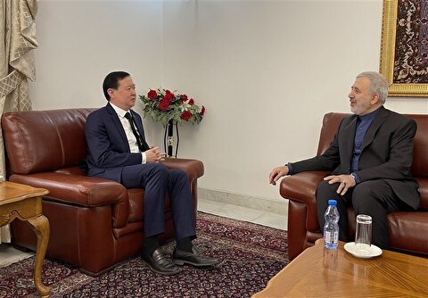 حضور سفیر چین در سفارت ایران در ریاض