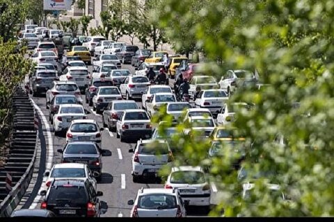 آغاز ترافیک صبحگاهی در اکثر بزرگراه‌های پایتخت امروز ۸ خرداد ۱۴۰۳
